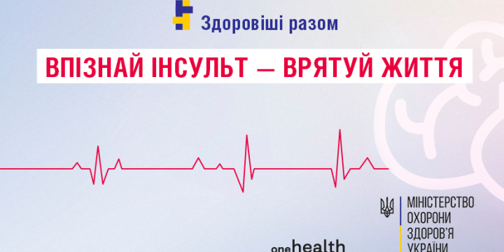 Що таке інсульт та як його розпізнати?