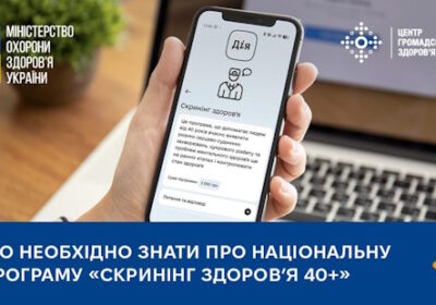 Що необхідно знати про Національну програму «Скринінг здоров’я 40+»