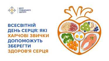 Всесвітній день серця: які харчові звички допоможуть зберегти здоров’я серця